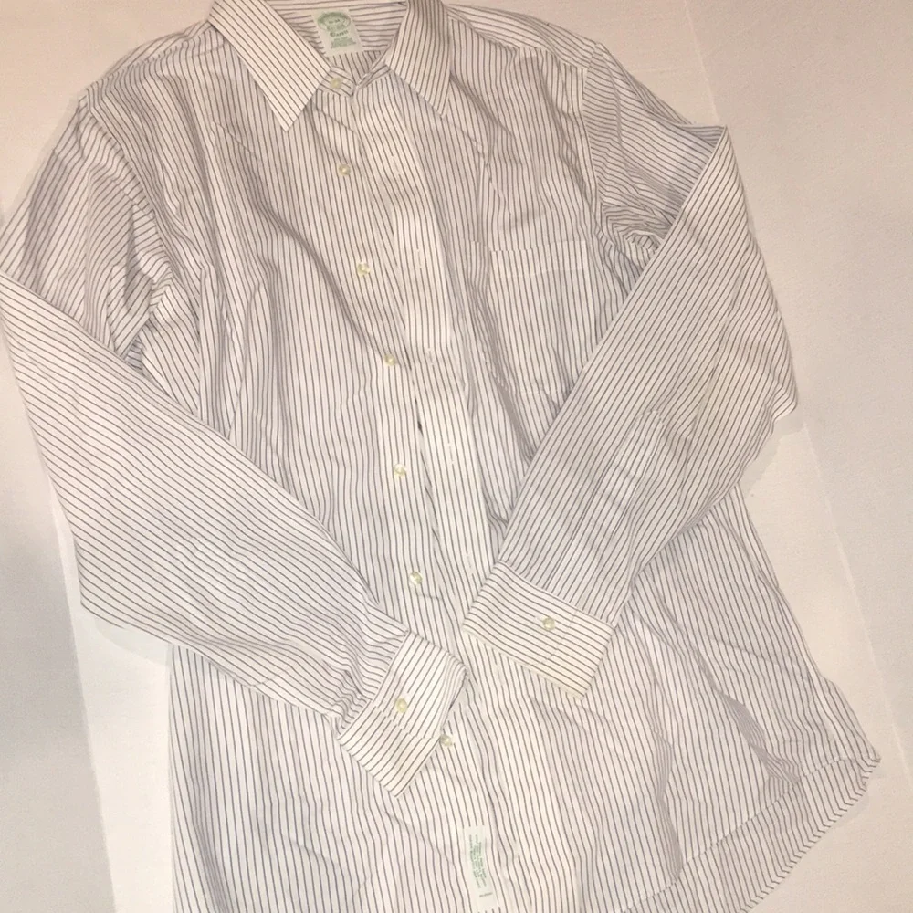Books Brothers Classic Non Iron Cotton Long Sleeve Short | Size 16-34